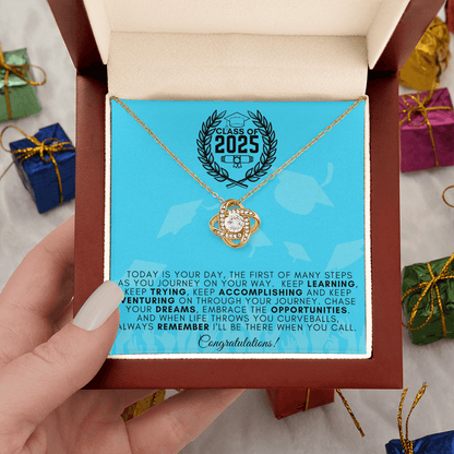 ZIAVIA  |  Vesta Knot Necklace  | Graduation 2025