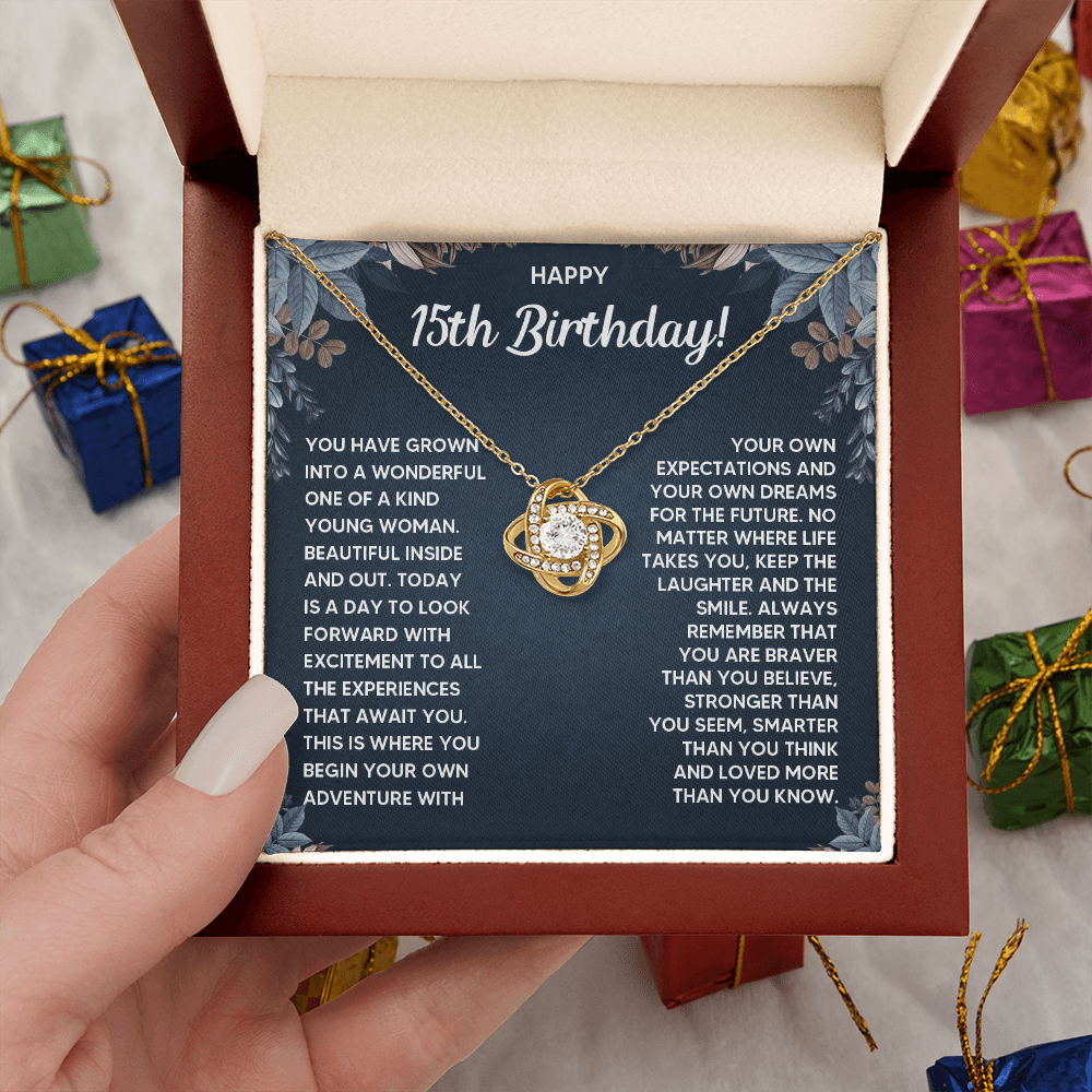 ZIAVIA  |  Vesta Knot Necklace  |  Happy 15th Birthday!