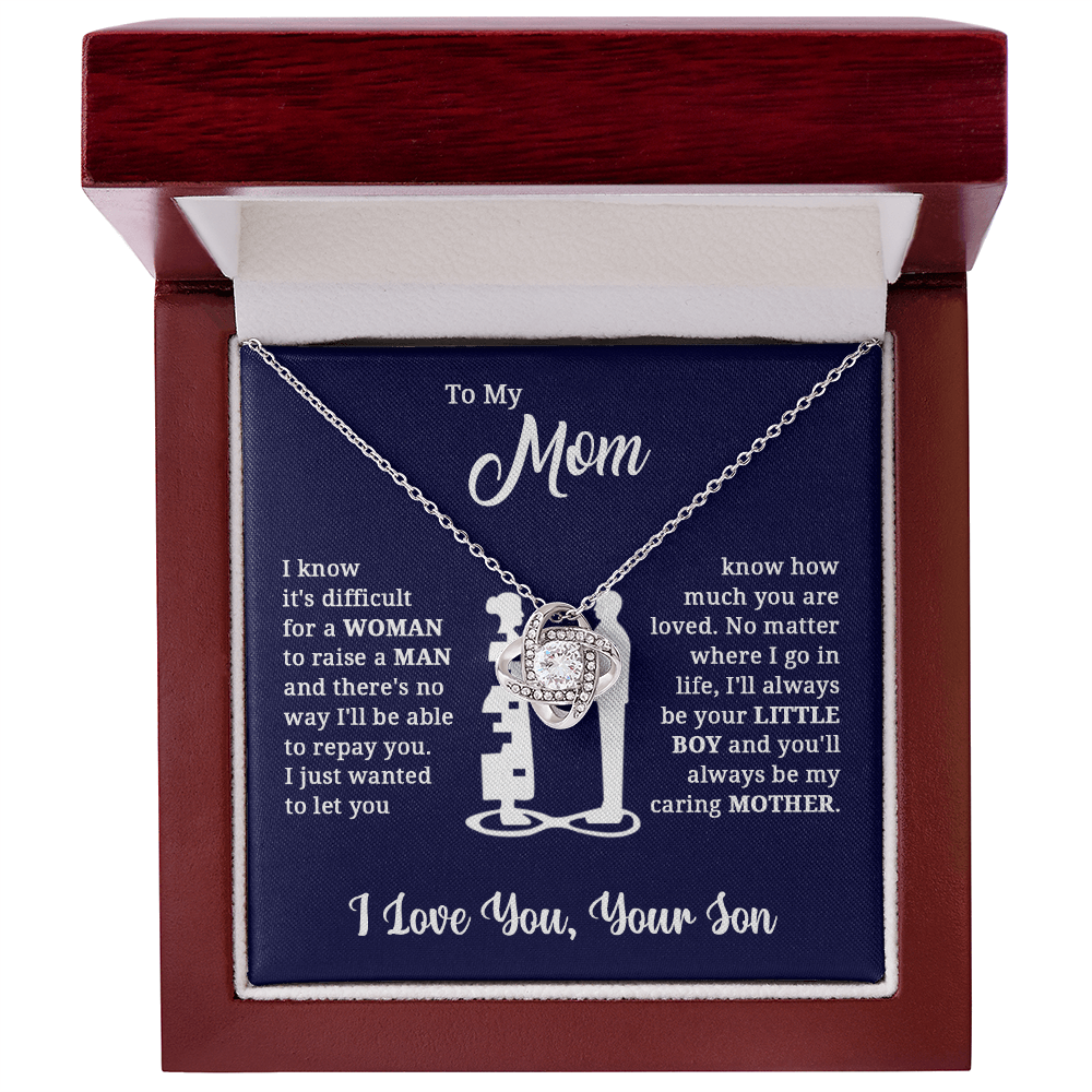 ZIAVIA  |  Vesta Knot Necklace  |  Mom I Love You