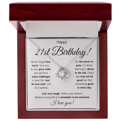 ZIAVIA  |  Vesta Knot Necklace  |  Happy 21st Birthday!