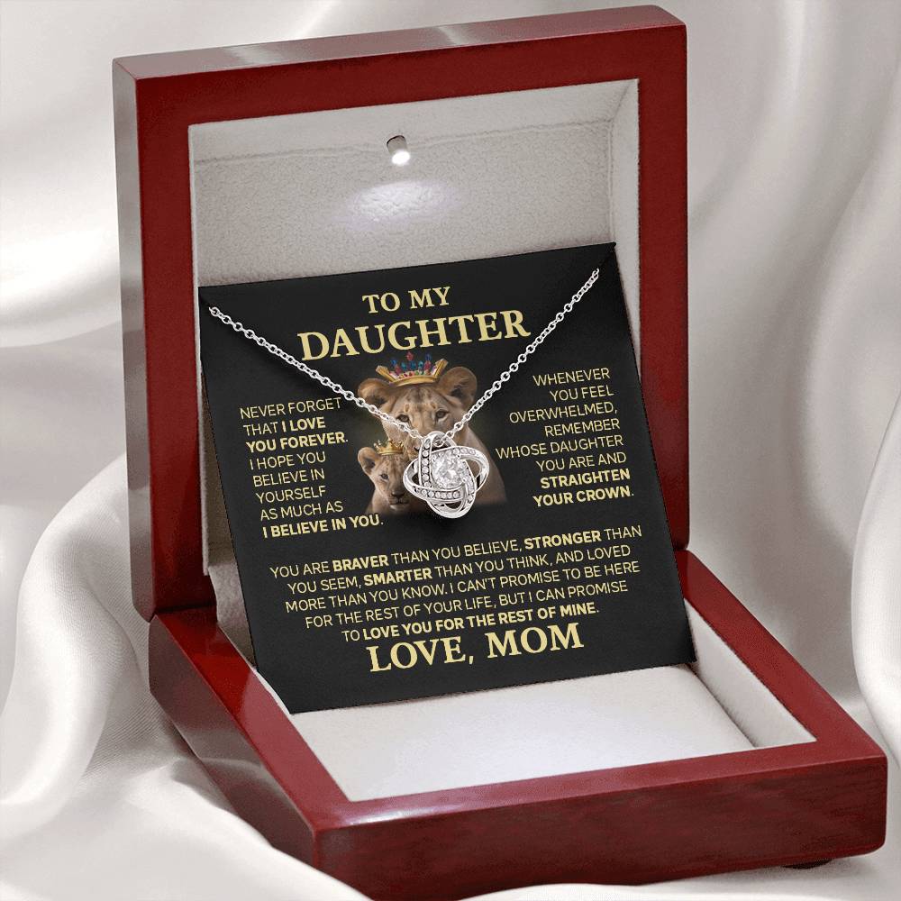 To My Daughter - I Love You Forever - Vetsa Knot Necklace | M