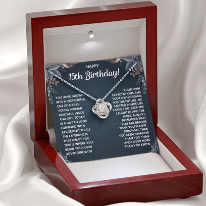 ZIAVIA  |  Vesta Knot Necklace  |  Happy 15th Birthday!