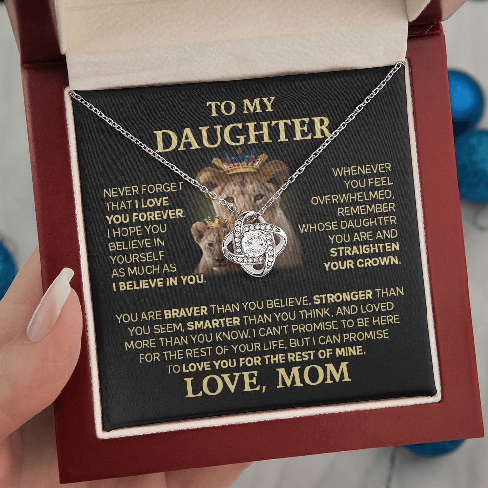 To My Daughter - I Love You Forever - Vetsa Knot Necklace | M