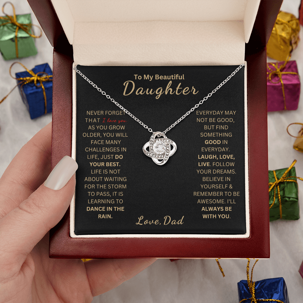 ZIAVIA  |  Vesta Knot Necklace  |  I Love You Daughter