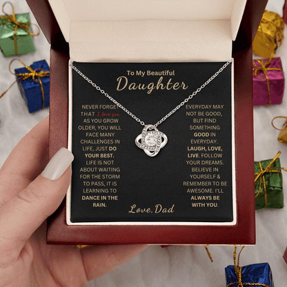 ZIAVIA  |  Vesta Knot Necklace  |  I Love You Daughter