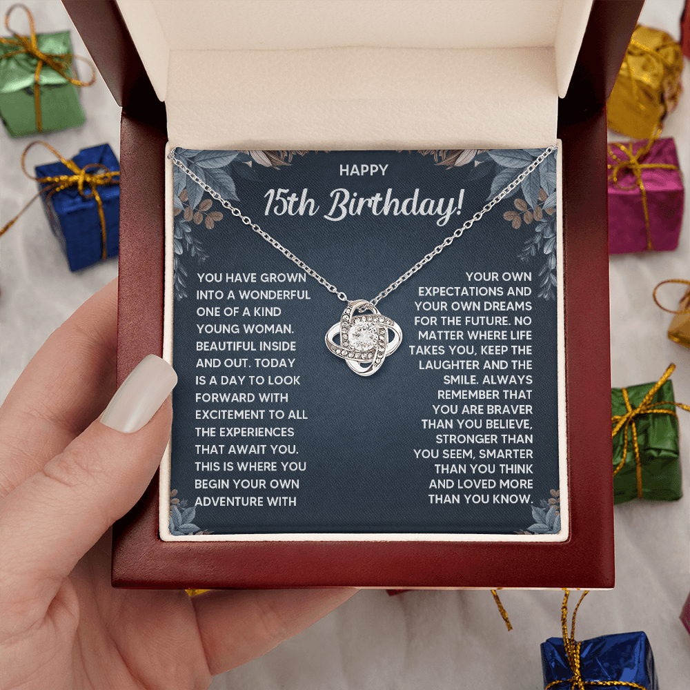 ZIAVIA  |  Vesta Knot Necklace  |  Happy 15th Birthday!