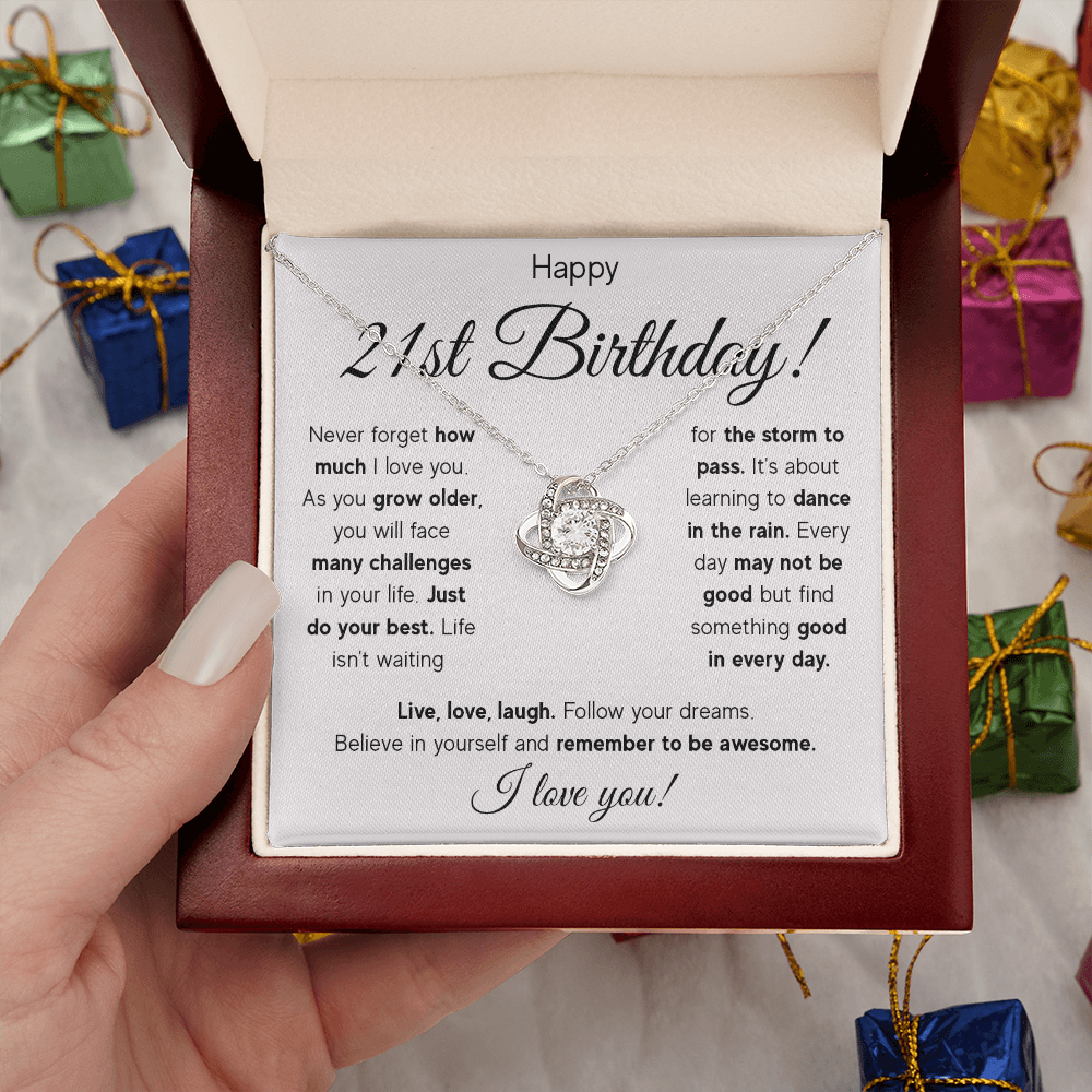 ZIAVIA  |  Vesta Knot Necklace  |  Happy 21st Birthday!