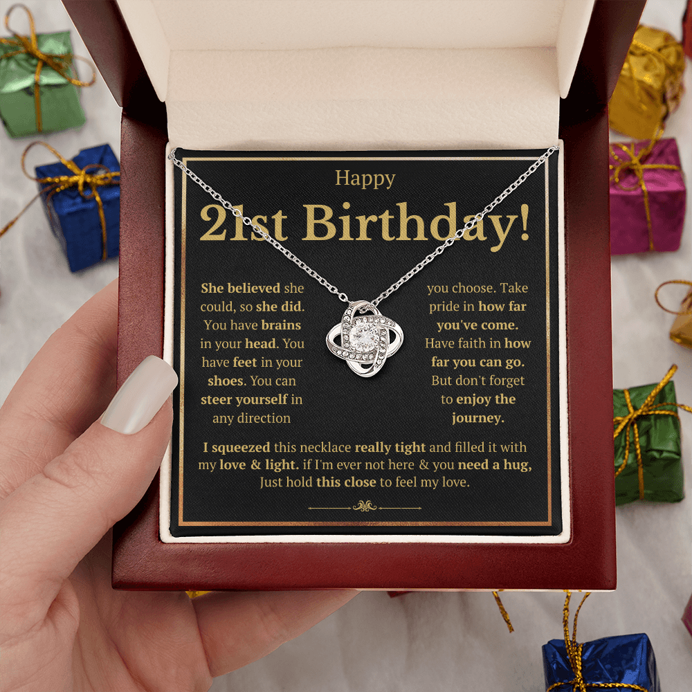 ZIAVIA  |  Vesta Knot Necklace  |  Happy 21st!