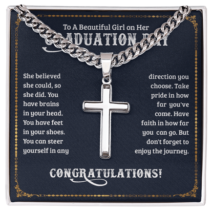 ZIAVIA  |  Cross Necklace  |  Graduation Day