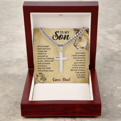 ZIAVIA  |  Cross Necklace  |  Son Never Forget