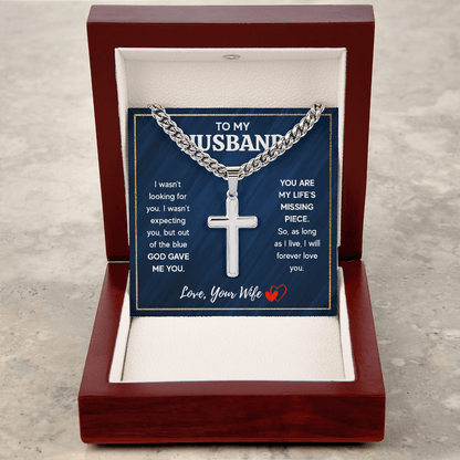 ZIAVIA  |  Cross Necklace  |  Husband Missing Piece