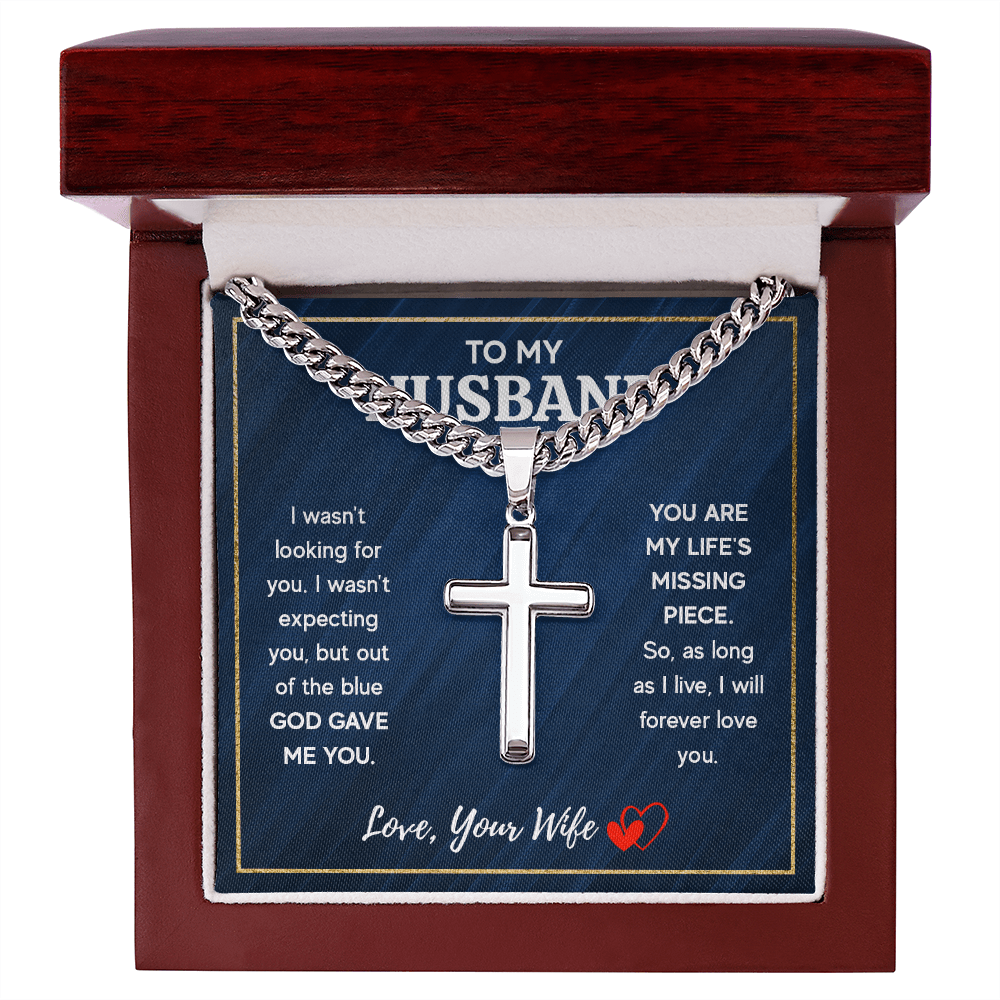 ZIAVIA  |  Cross Necklace  |  Husband Missing Piece