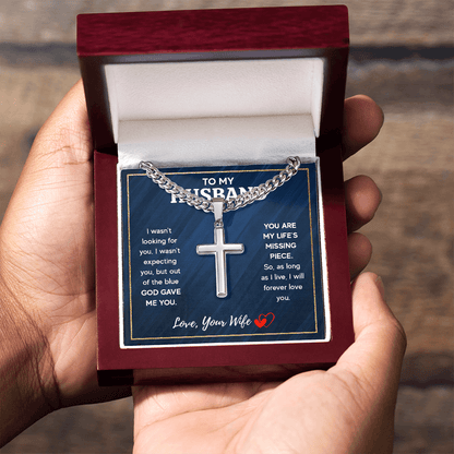 ZIAVIA  |  Cross Necklace  |  Husband Missing Piece