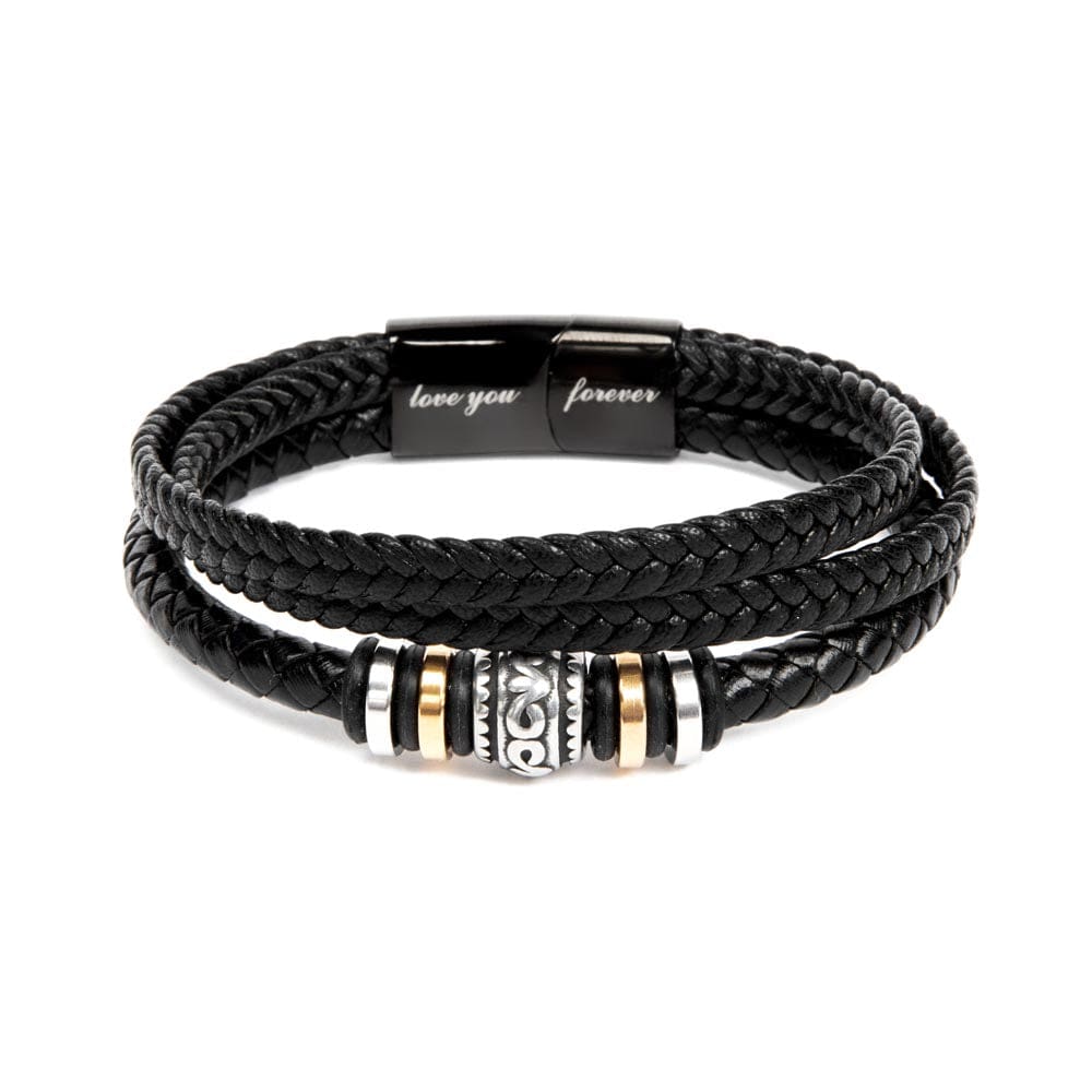 ZIAVIA  |  Leather Bracelet  |  Son You Courage