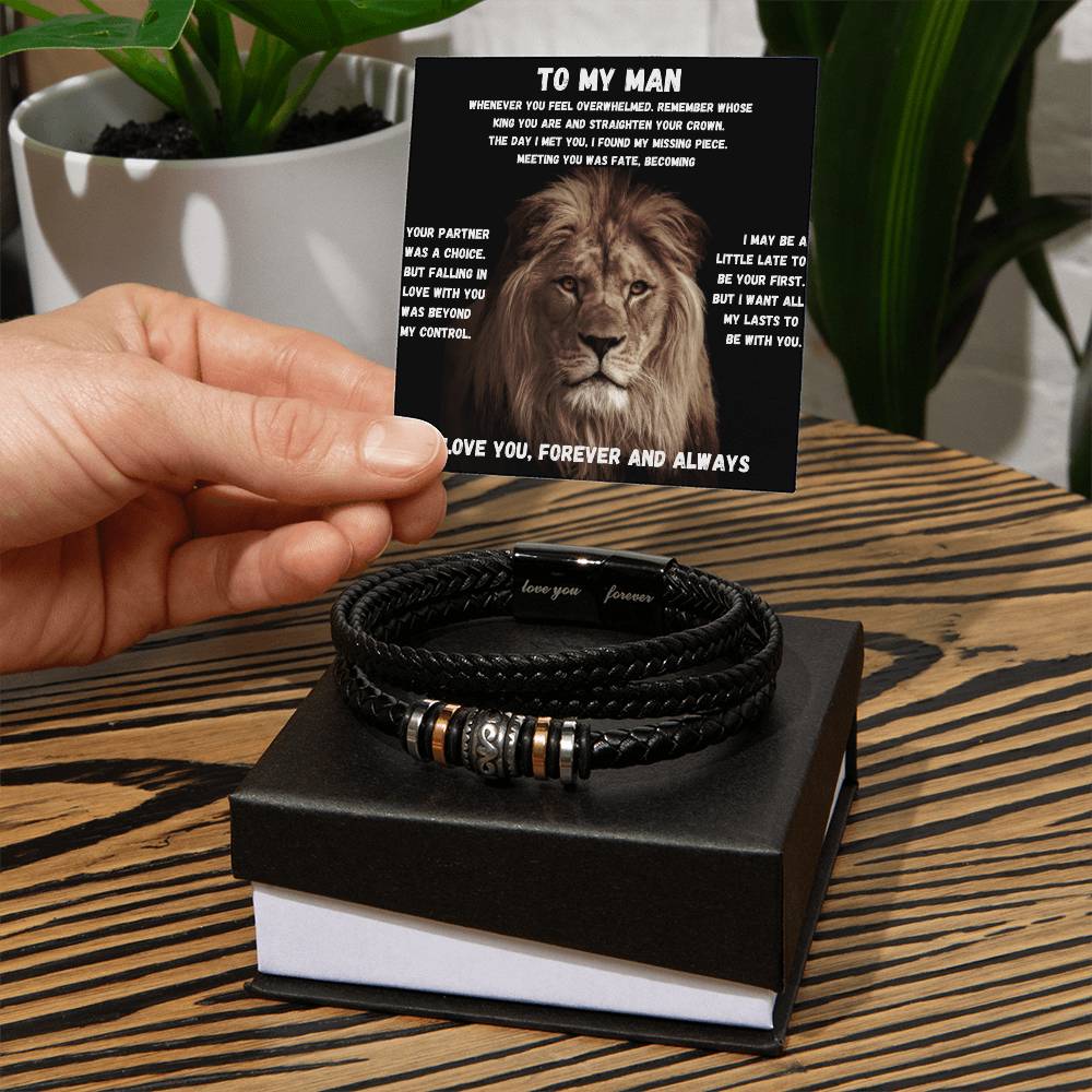 To My Man | ZIAVIA | Forever Love Bracelet