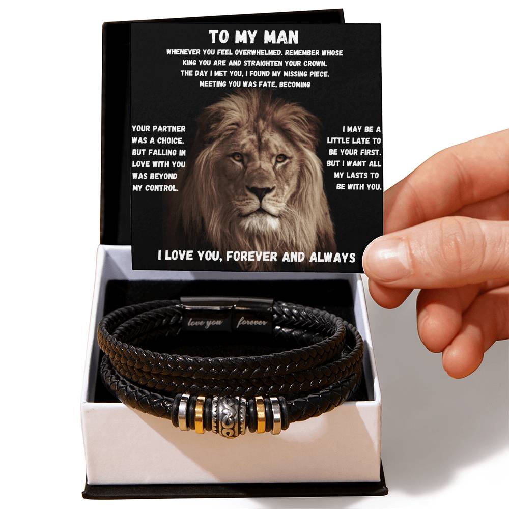 To My Man | ZIAVIA | Forever Love Bracelet