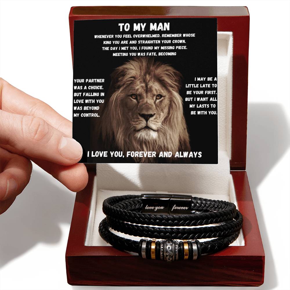 To My Man | ZIAVIA | Forever Love Bracelet