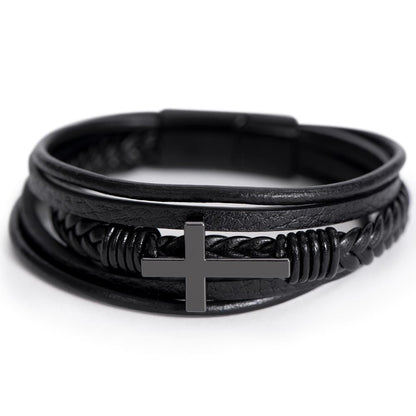 ZIAVIA  |  Cross Bracelet  |  Son Your Courage