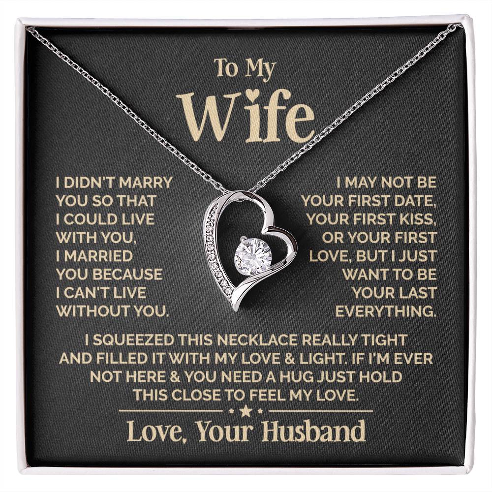 | ZIAVIA | To My Wife | Heart Necklace | S