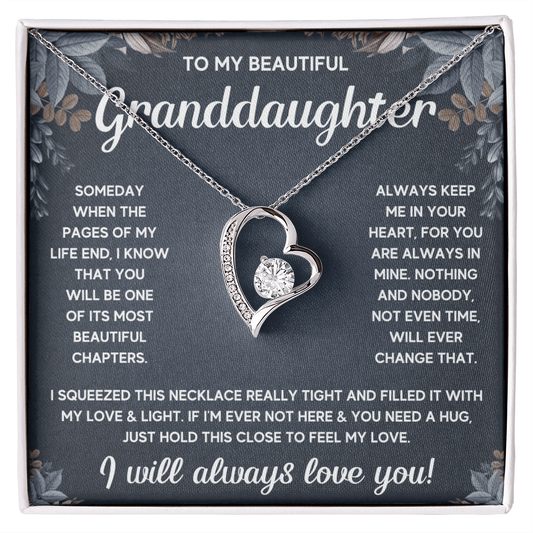 ZIAVIA  |  Heart Necklace  |  Beautiful Granddaughter