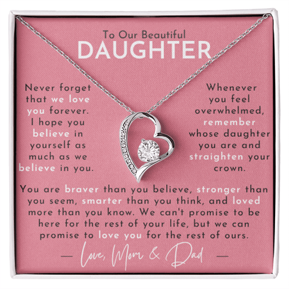 ZIAVIA  |  Heart Necklace  |  Our Beautiful Daughter