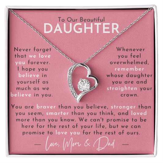 ZIAVIA  |  Heart Necklace  |  Our Beautiful Daughter