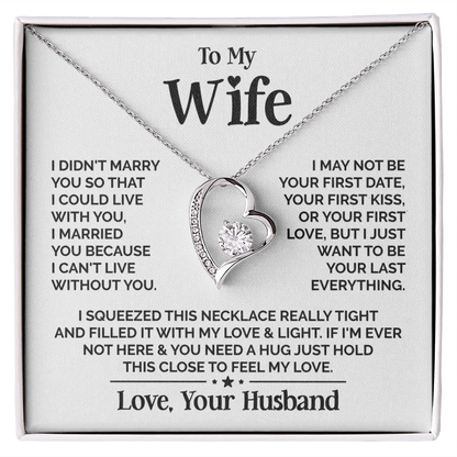 ZIAVIA | Heart Necklace | Wife Your Last Everything