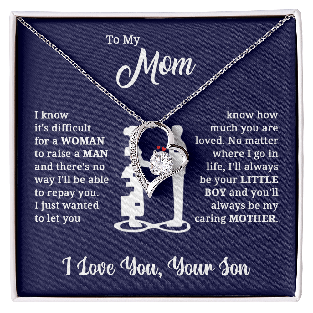 ZIAVIA  |  Heart Necklace  |  Mom I Love You