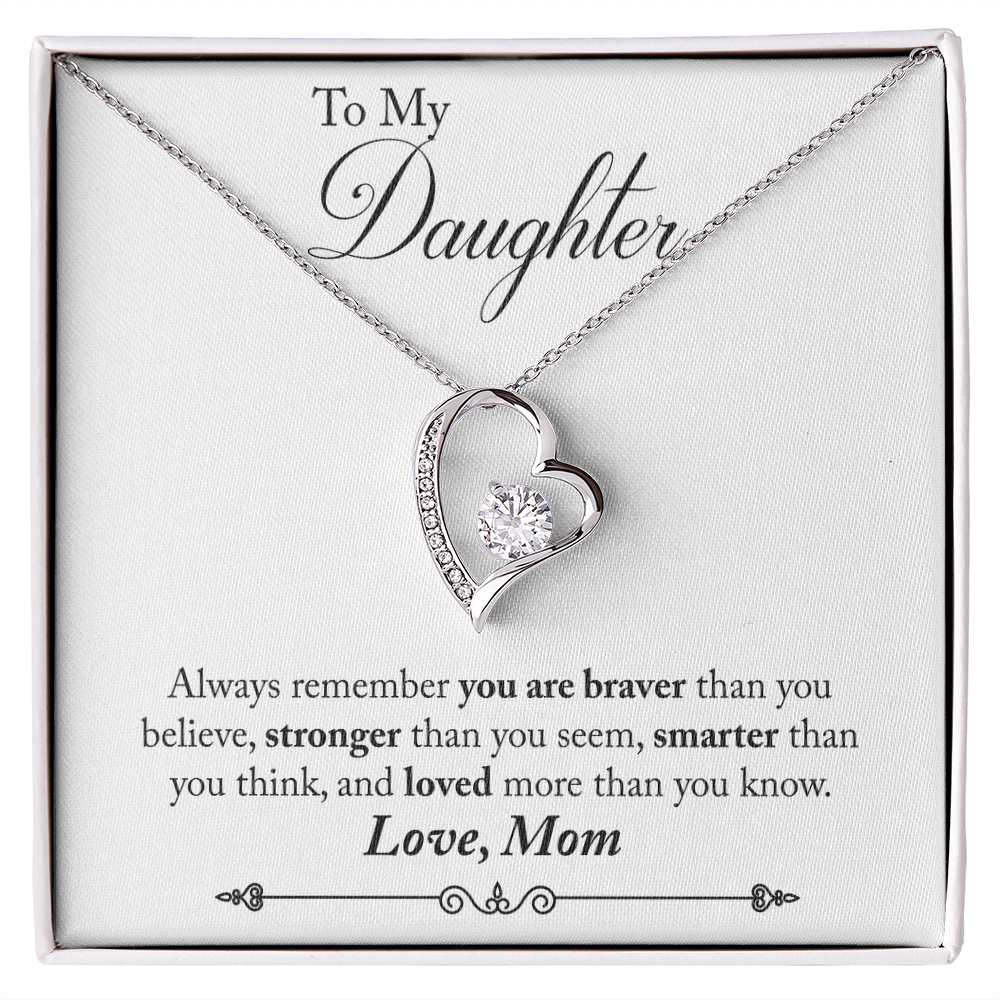 ZIAVIA  |  Heart Necklace  |  Loved Daughter