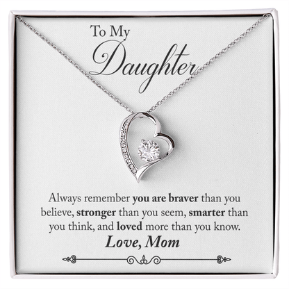 ZIAVIA  |  Heart Necklace  |  Loved Daughter