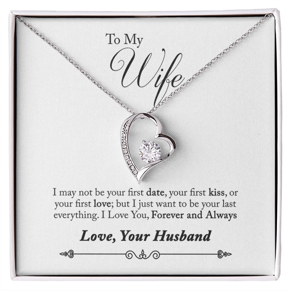 ZIAVIA  |  Heart Necklace  |  Wife Forever & Always