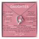 ZIAVIA  |  Heart Necklace  |  Beautiful Daughter Love Dad