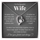 Mother's Day Gift for Wife | You Are My Everything | Heart Necklace