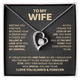 Mother's Day Gift for Wife | Love Of My Life | Heart Necklace