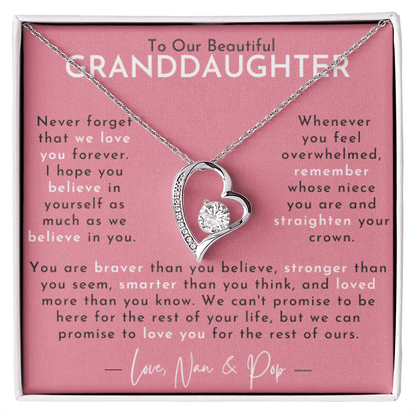 ZIAVIA  |  Heart Necklace  |  Our Beautiful Granddaughter