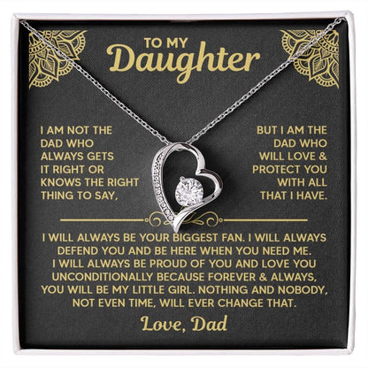 ZIAVIA  |  Heart Necklace  |  Daughters Biggest Fan