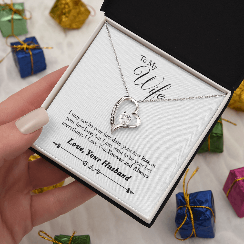 ZIAVIA  |  Heart Necklace  |  Wife Forever & Always