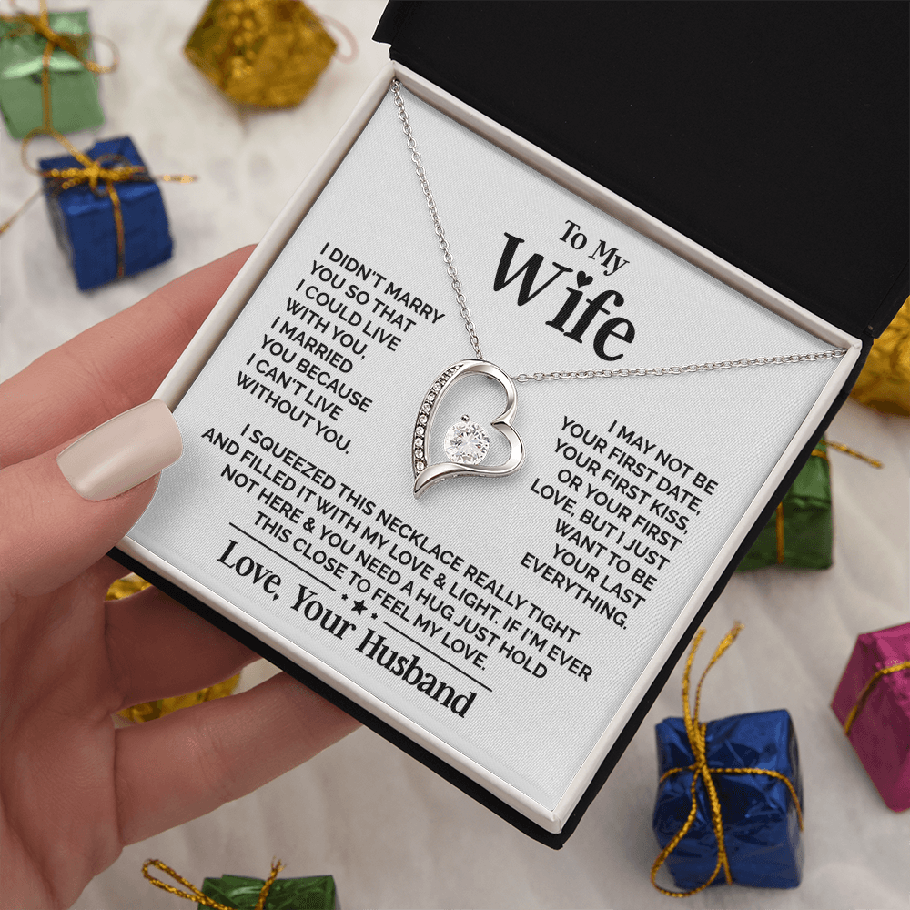 ZIAVIA | Heart Necklace | Wife Your Last Everything
