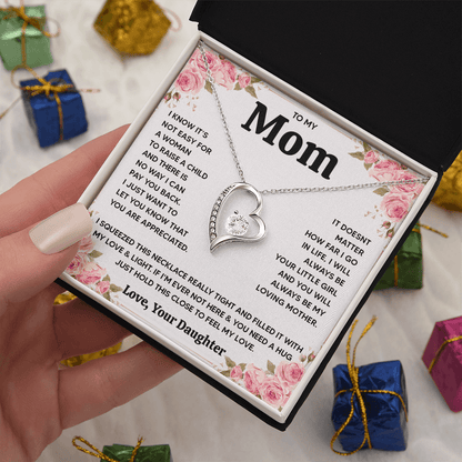 ZIAVIA  |  Heart Necklace  |  Mom Love Your Daughter