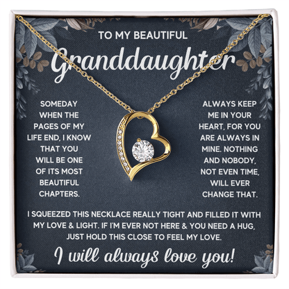 ZIAVIA  |  Heart Necklace  |  Beautiful Granddaughter