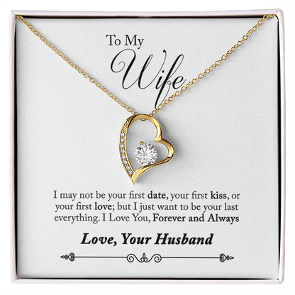 ZIAVIA  |  Heart Necklace  |  Wife Forever & Always