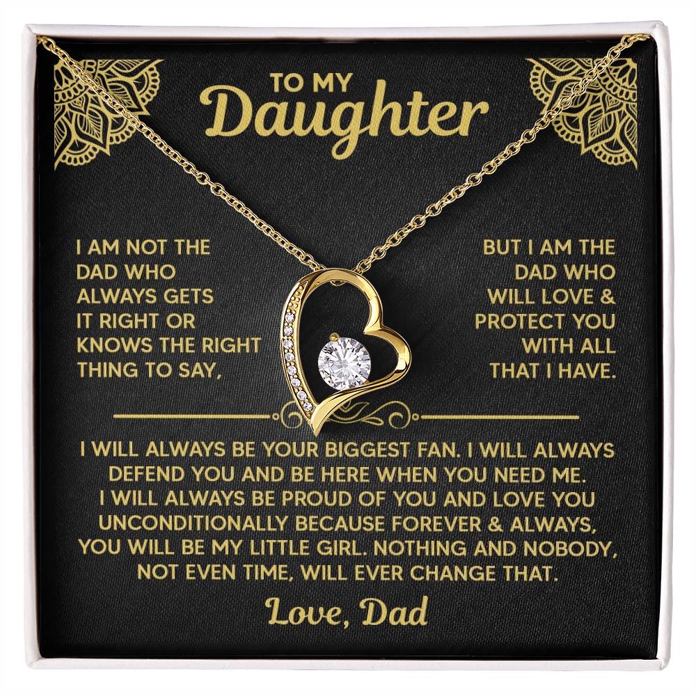 ZIAVIA  |  Heart Necklace  |  Daughters Biggest Fan