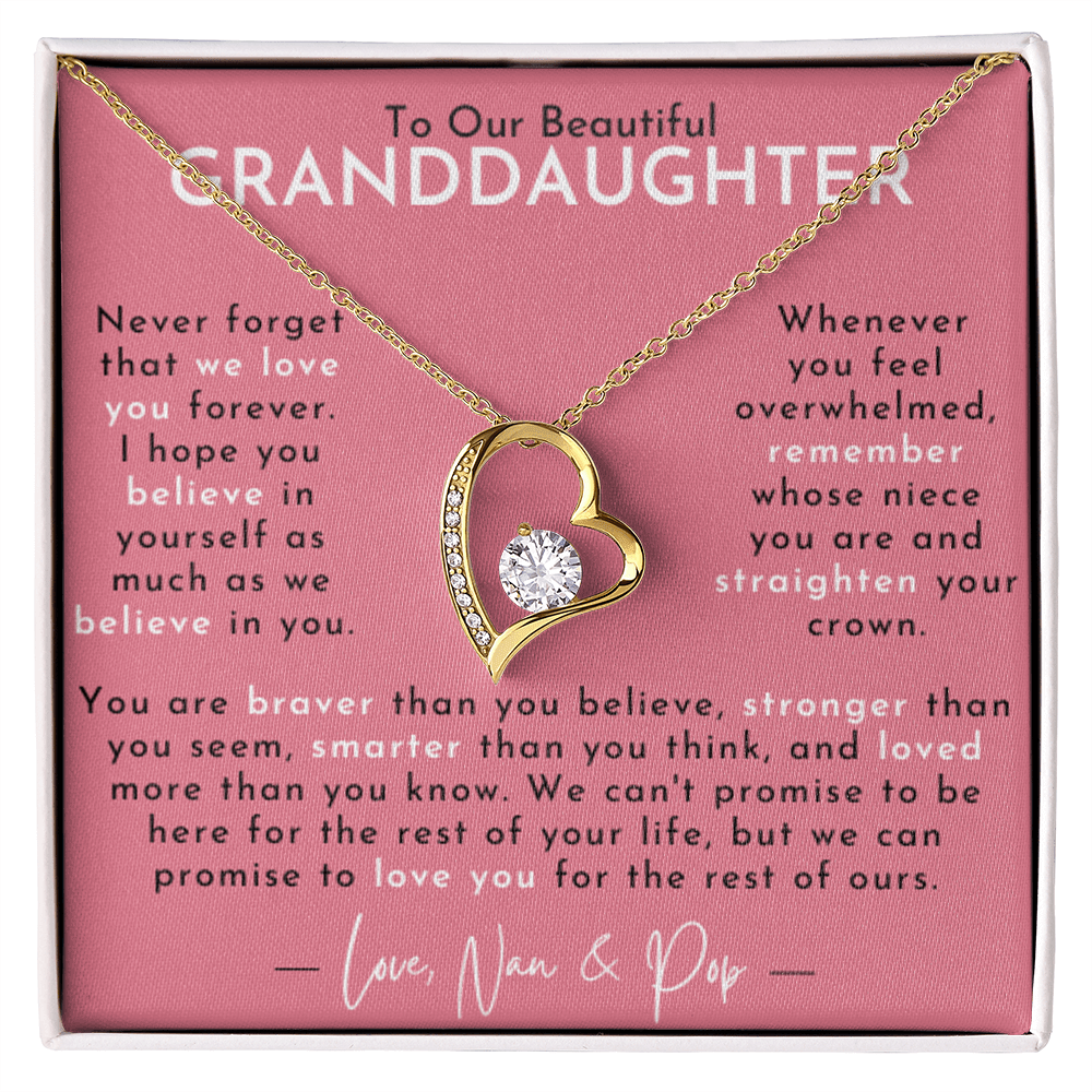 ZIAVIA  |  Heart Necklace  |  Our Beautiful Granddaughter