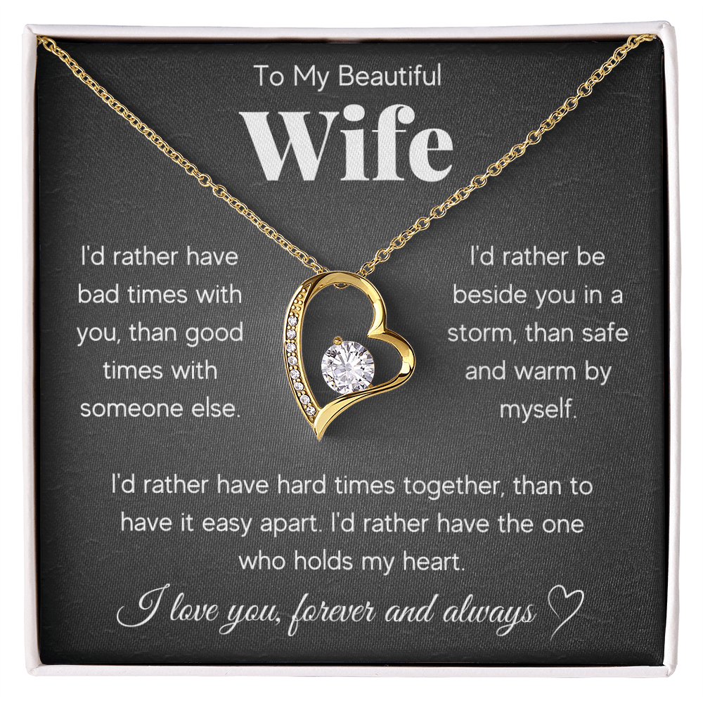 ZIAVIA  |  Heart Necklace  |  Wife I'd Rather