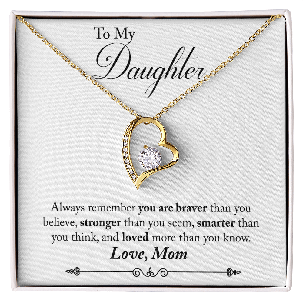 ZIAVIA  |  Heart Necklace  |  Loved Daughter