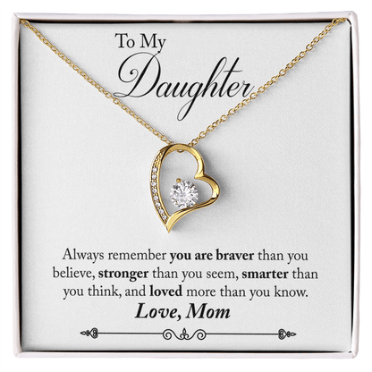 ZIAVIA  |  Heart Necklace  |  Loved Daughter