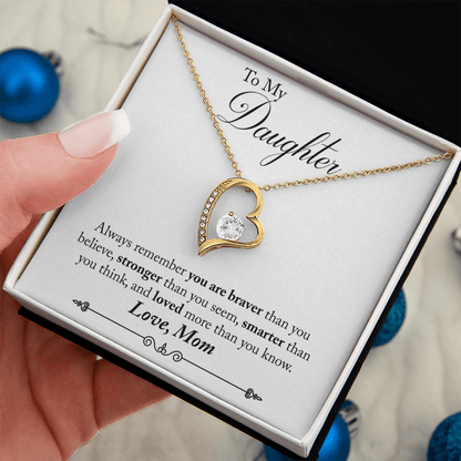 ZIAVIA  |  Heart Necklace  |  Loved Daughter