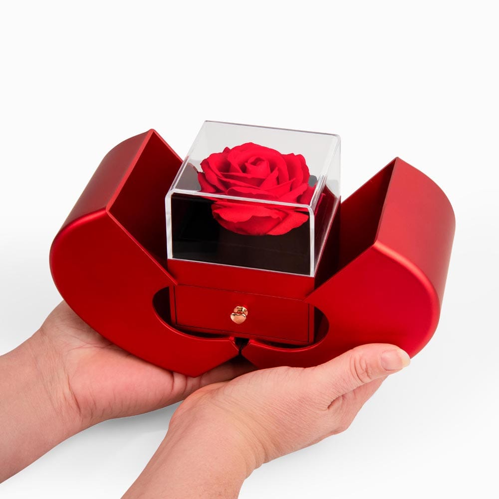 Ziavia Heart Rose Box - Heart Necklace - Soulmate Straighten Your Crown