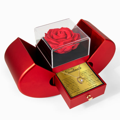 Ziavia Heart Rose Box - Heart Necklace - Soulmate Straighten Your Crown