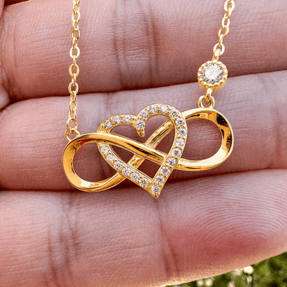 Beautiful Daughter | ZIAVIA Infinity Heart | 925S Necklace | Love Dad